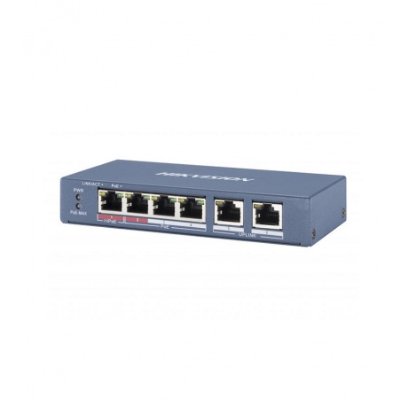 Коммутатор Hikvision DS-3E0106HP-E - фото 1