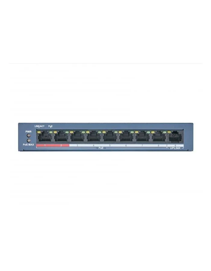 Коммутатор Hikvision DS-3E0109P-E/M(B) - фото 3
