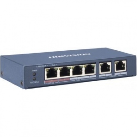 Коммутатор Hikvision DS-3E0106P-E/M - фото 2