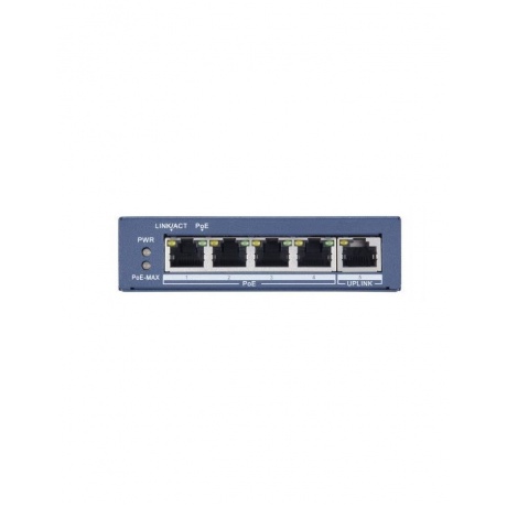Коммутатор Hikvision DS-3E0505P-E 1x100Mb - фото 2