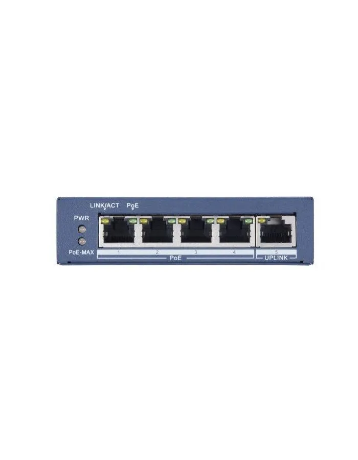Коммутатор Hikvision DS-3E0505P-E 1x100Mb - фото 2