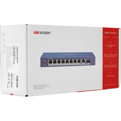 Коммутатор Hikvision DS-3E0510P-E - фото 7