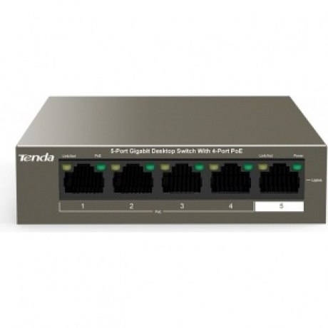 Коммутатор Tenda TEG1105P-4-63W - фото 1