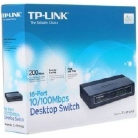 Коммутатор TP-Link TL-SF1016D 16x100Mb неуправляемый - фото 8