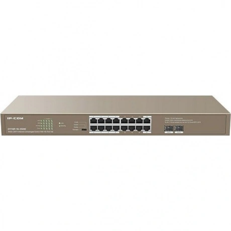 Коммутатор Tenda G1118P-16-250W IP-COM
