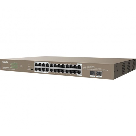 Коммутатор Tenda TEG1126P-24-410W - фото 2