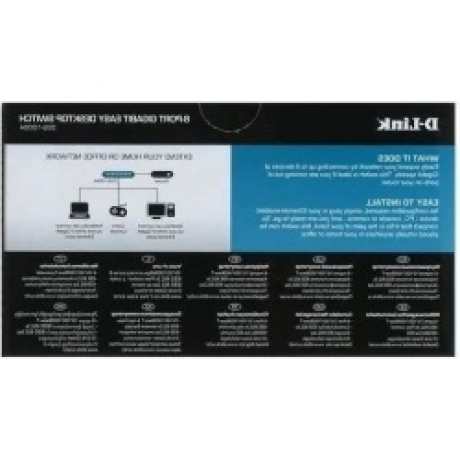 Коммутатор D-Link DGS-1008A/F1A - фото 7