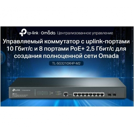 Коммутатор TP-Link TL-SG3210XHP-M2 - фото 8