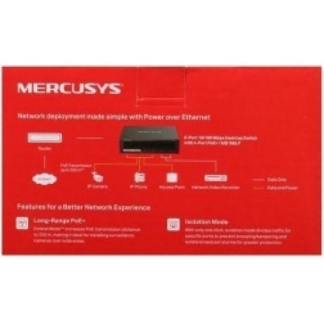 Коммутатор Mercusys MS106LP - фото 10