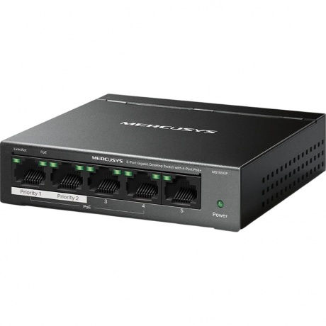 Коммутатор Mercusys MS105GP - фото 2