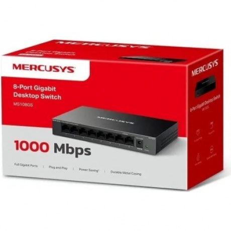 Коммутатор Mercusys (MS108GS) - фото 7