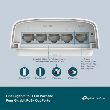 Коммутатор TP-Link (SG2005P-PD) - фото 6