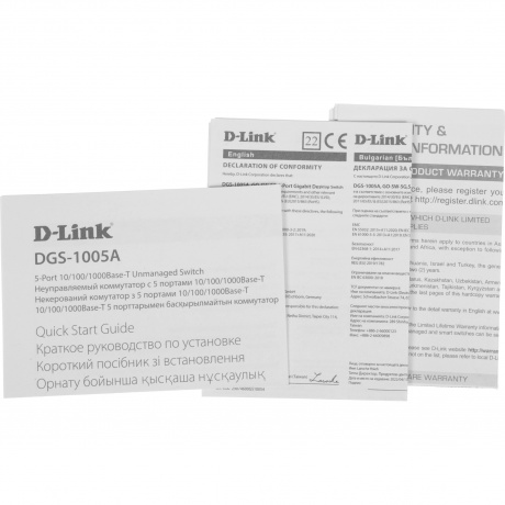 Коммутатор D-Link DGS-1005A/G1A - фото 8