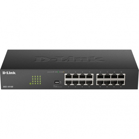 Коммутатор D-Link DGS-1016D/J1A - фото 1