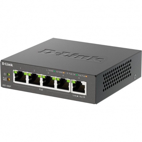 Коммутатор D-Link DGS-1005P/B3A - фото 4