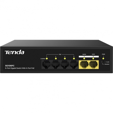 Коммутатор TENDA SG106PC - фото 1