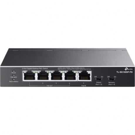 Коммутатор TP-Link TL-SG1005P-PD - фото 1