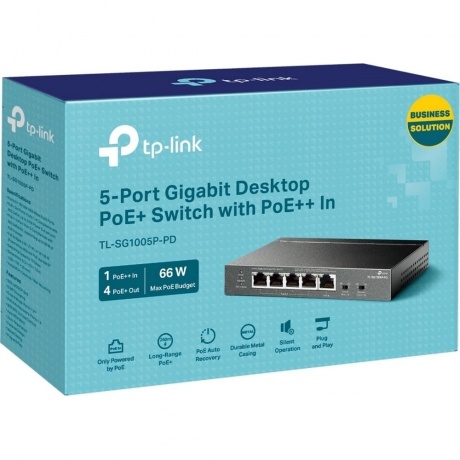 Коммутатор TP-Link TL-SG1005P-PD - фото 4