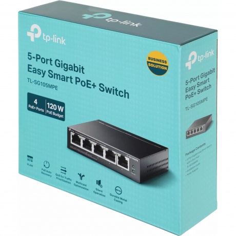 Коммутатор TP-Link TL-SG105MPE - фото 10