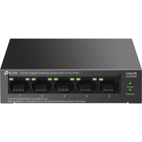 Коммутатор TP-Link LS105GP - фото 6
