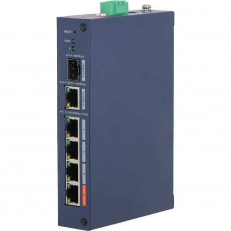 Коммутатор Dahua DH-CHS4106-4ET-60 (L2) 4x100Мбит/с 1x1Гбит/с 1S...