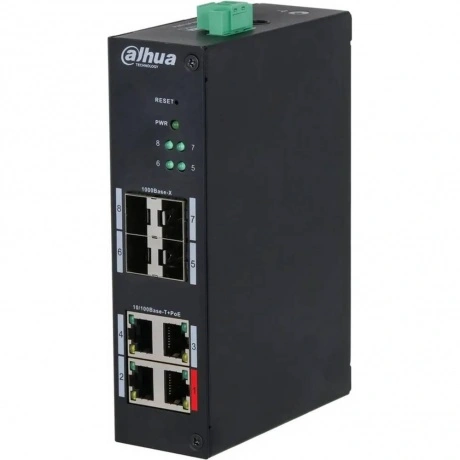 Коммутатор Dahua DH-HS4408-4ET-96 (L2) 4x100Мбит/с 4x1Гбит/с 4SF...