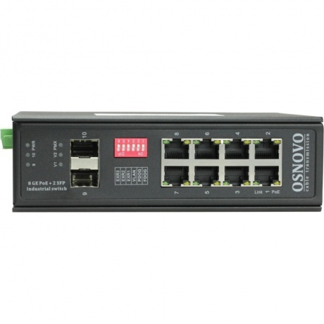 Коммутатор OSNOVO SW-80802/I(Port 90W 300W) - фото 2