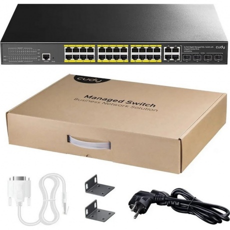 Коммутатор Cudy GS2028PS4-400W - фото 3