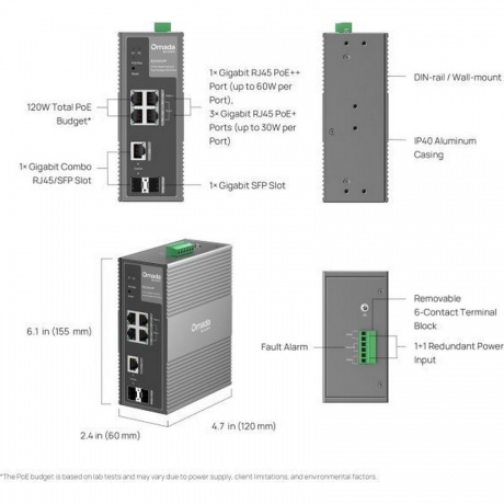 Коммутатор TP-Link IES206GPP - фото 4