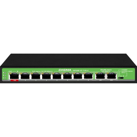 Коммутатор Digma DSP208F-2F-T120 - фото 12