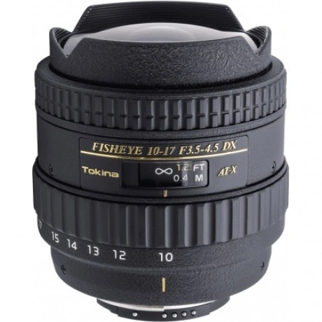 Объектив Tokina AT-X 107 F3.5-4.5 DX Fisheye N/AF (10-17mm) для ...