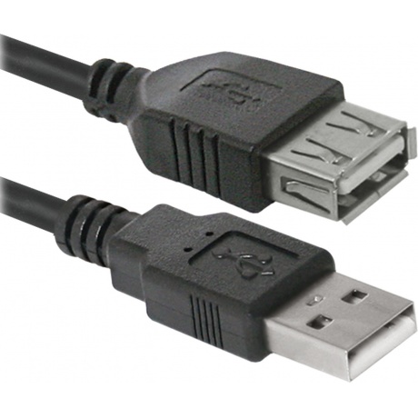 Кабель Defender USB02-06 USB - USB 1.8м (87456) - фото 2