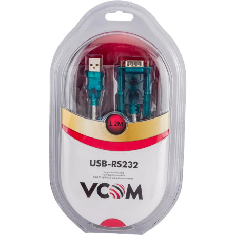 Кабель VCOM USB-AM - COM 1.2м (VUS7050) - фото 3