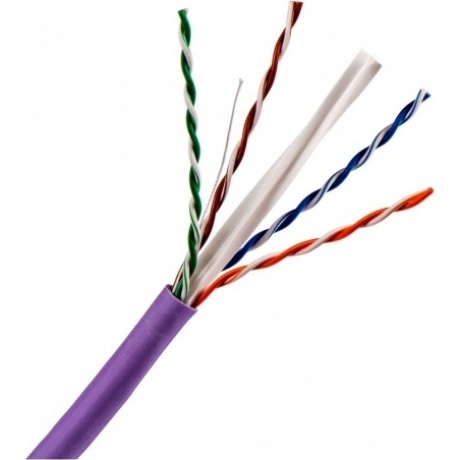 Кабель LANMASTER TWT UTP, 4 пары, Кат.6, нг(А)-LS, IEC 60332-3, ...