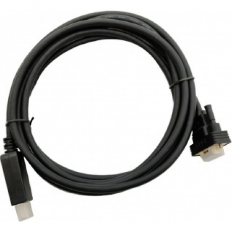 Кабель 1.1v DisplayPort (m) VGA (m) 3м черный - фото 1