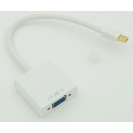 Переходник miniDisplayPort (m) VGA (f) белый - фото 1