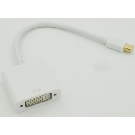 Переходник miniDisplayPort (m) DVI (f) белый - фото 1