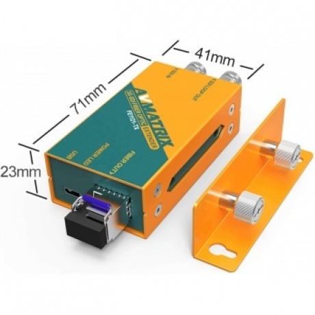 Волоконно-оптический удлинитель AVMATRIX FE1121 3G-SDI 20км - фото 10