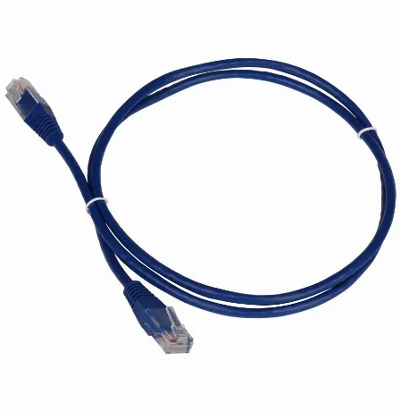 Патч-корд TWT UTP кат.5e 1.0 м, синий (TWT-45-45-1.0-BL)