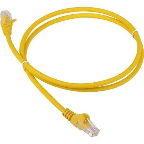 Патч-корд LANMASTER LSZH UTP кат.5e, 5.0 м, желтый (LAN-PC45/U5E...