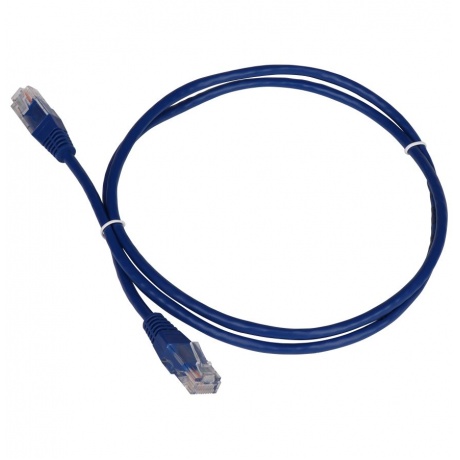 Патч-корд TWT UTP кат.5e 1.5 м, синий (TWT-45-45-1.5-BL)