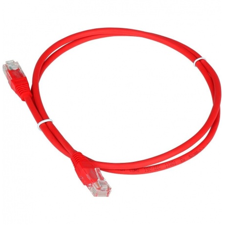 Патч-корд TWT UTP кат.5e 1.5 м, красный (TWT-45-45-1.5-RD)