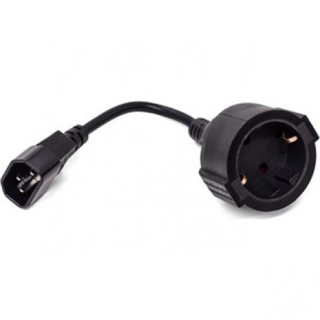 Кабель питания Filum CEE 7/3- С14, 3х0.75мм, 220В, 10A, чёрный, ...