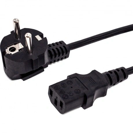 Кабель питания Filum CEE 7/7- С13, 3х0.75мм, 220В, 10A, чёрный, ...