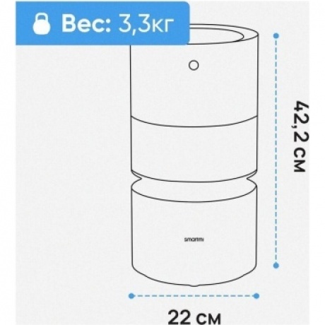 Увлажнитель воздуха Smartmi Rainforest Humidifier (CJJSQ06ZM) - фото 6