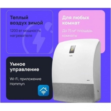Очиститель воздуха приточный Ballu ONEAIR ASP-200SMAX - фото 13