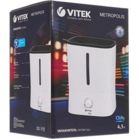 Увлажнитель воздуха Vitek VT-2347 25Вт (ультразвуковой) белый - фото 18