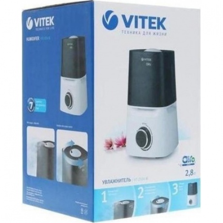Увлажнитель воздуха Vitek VT-2334 23Вт (ультразвуковой) белый/серый - фото 24