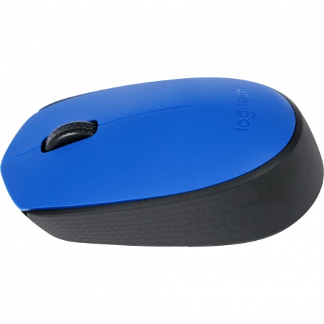 Мышь Logitech M171 Wireless Mouse Blue-Black - фото 4