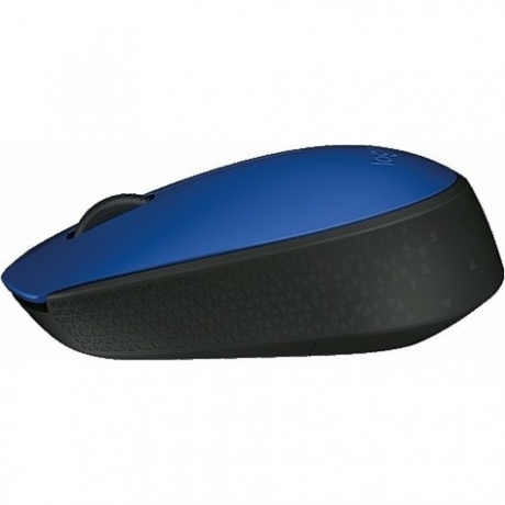 Мышь Logitech M171 Wireless Mouse Blue-Black - фото 8